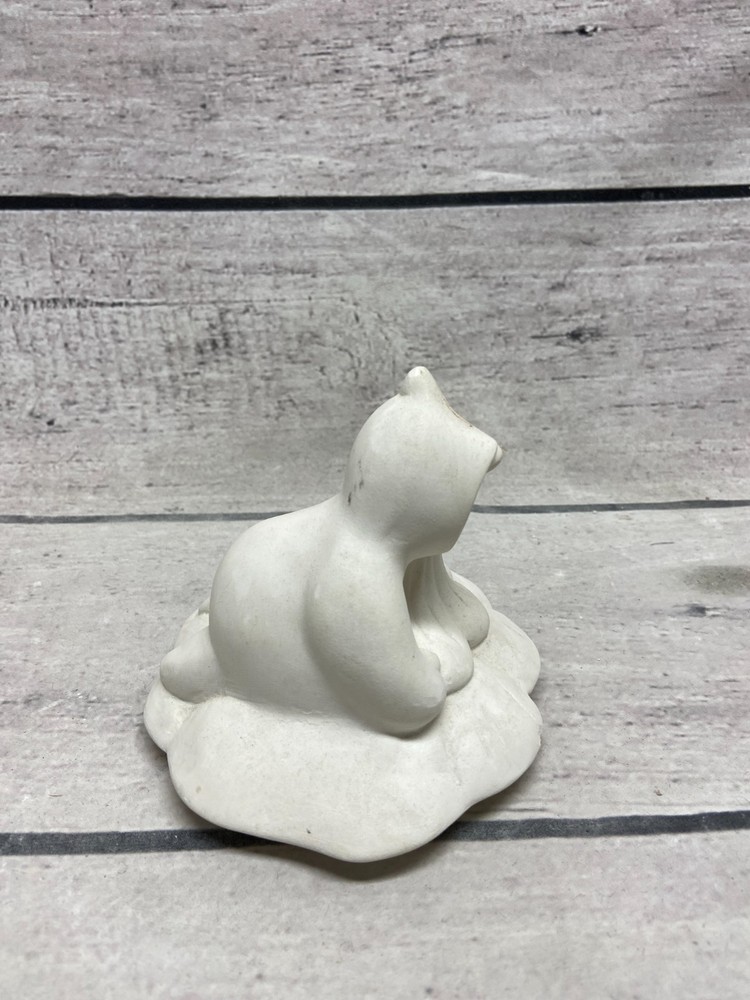 Ceramic Bisque Halloween Ghost & Jack-o'-Lantern Scarecrow