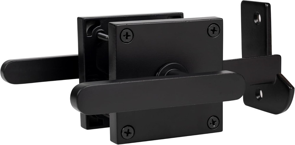 Heavy Duty Double Side Gate Latch - Black