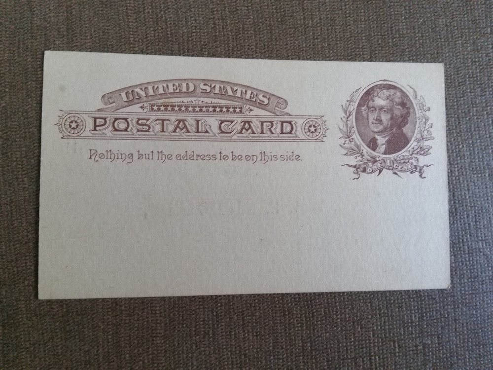 US Postal Cards c. 1885 - 1935