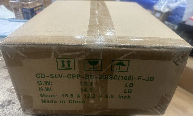 1000 Double Sided Ameri Copy Blu Ray CPP Clear Sleeves W/2 Disc Woven