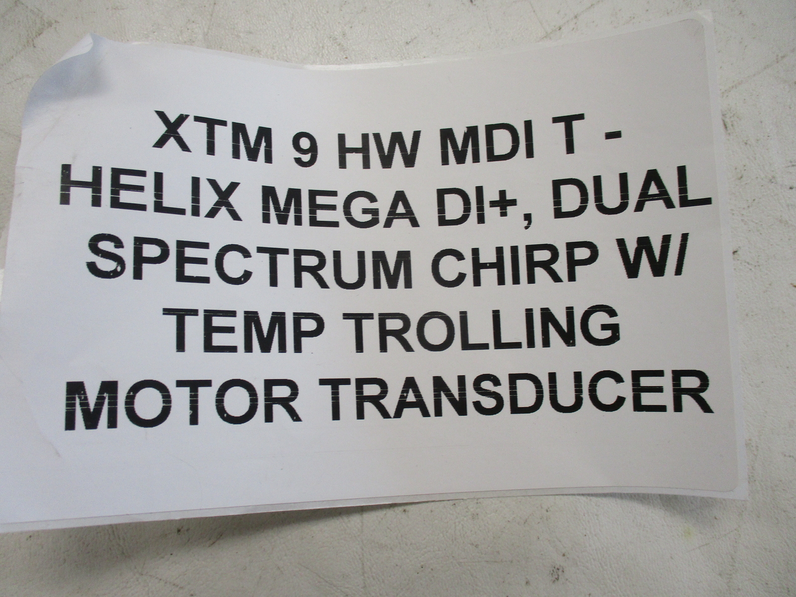 HUMMINBIRD XTM 9 HW MDI DUAL CHIRP & TEMPERATURE TRANSDUCER 961445 BOAT
