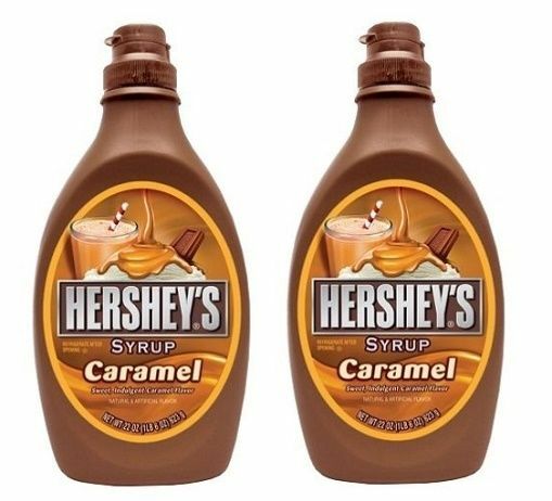 Hershey's Caramel Syrup 2 Bottle Pack