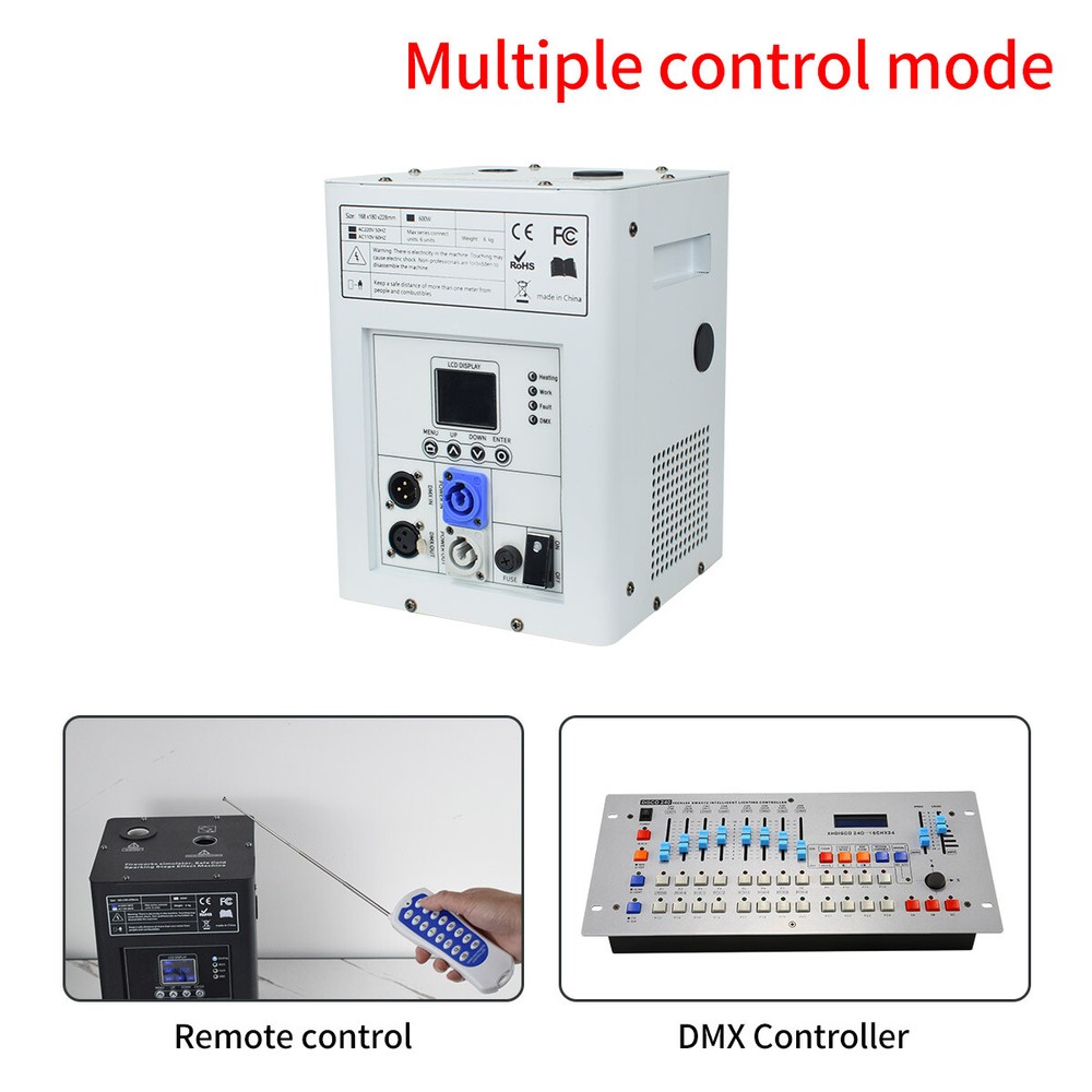 Cold Spark Machine DMX DJ Event Party Firework Machine 2pcs with Flight Case