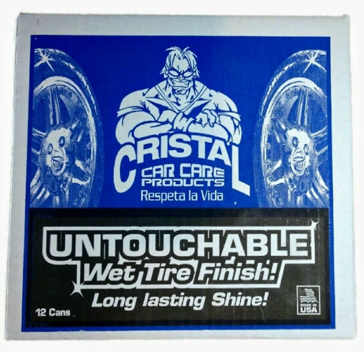 CRISTAL UNTOUCHABLE WET TIRE FINISH 13 OZ (Pack of 6 or 12 Cans)
