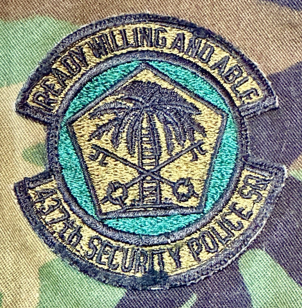 Vintage U.S. Air Force Woodland BDU Jacket ELBERT Master Sergeant Medium Regular