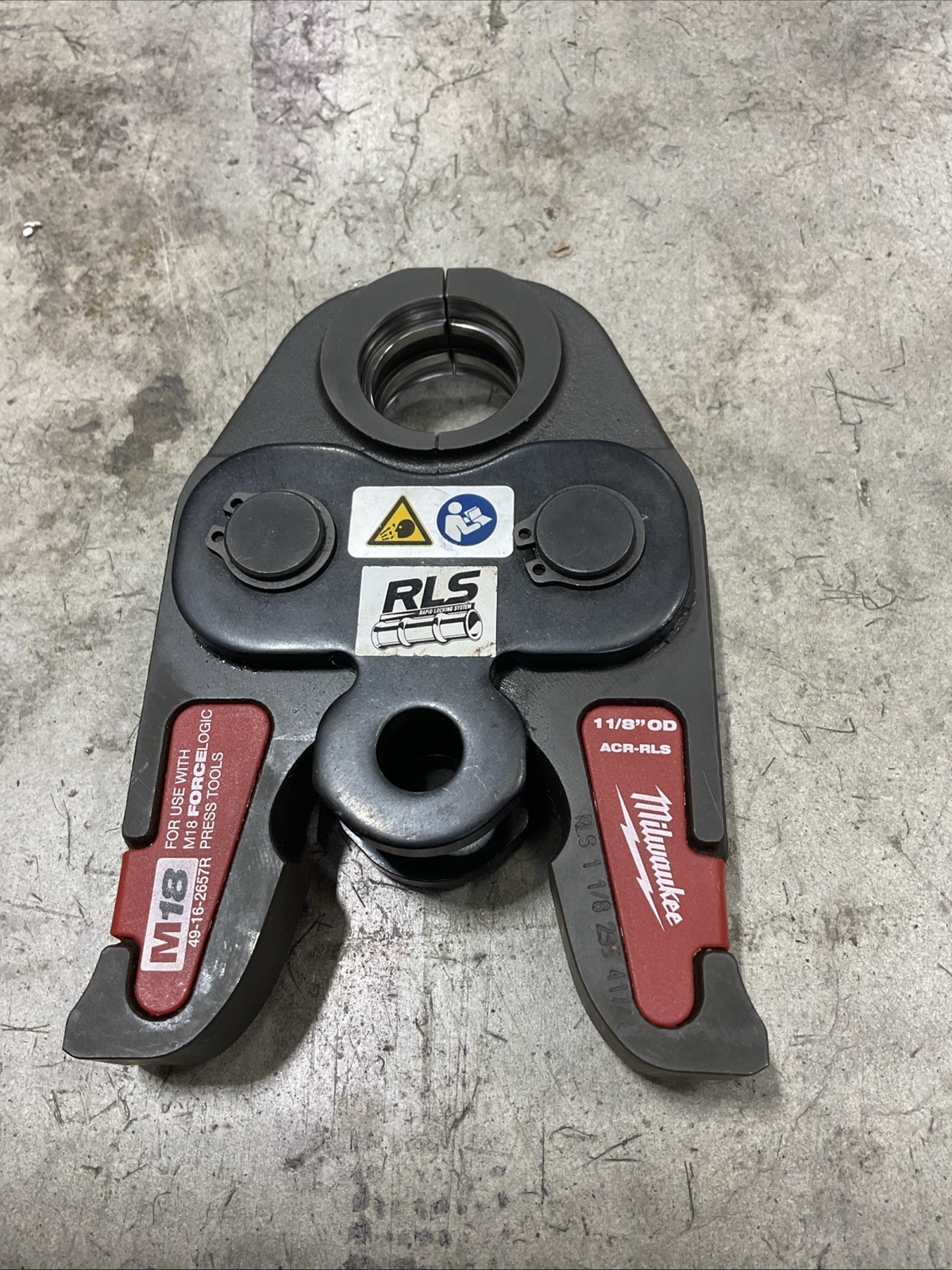 Milwaukee 49-16-2657R 1-1/8" RLS ACR Press Jaw for M18 FORCE LOGIC