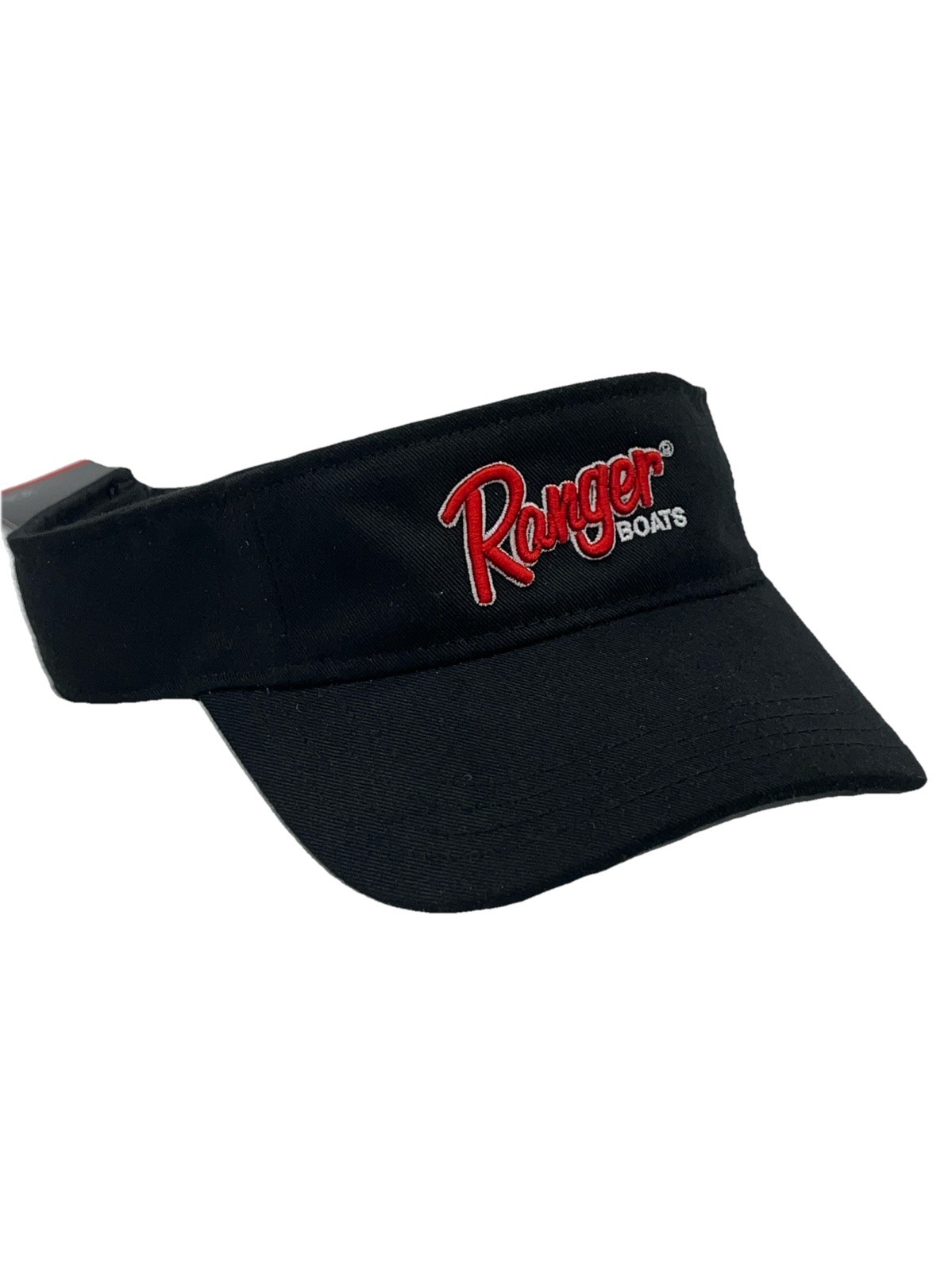 Ranger Boats Fishing Visor Hat Cap  Embroidered- Adjustable BLACK NEW NWT