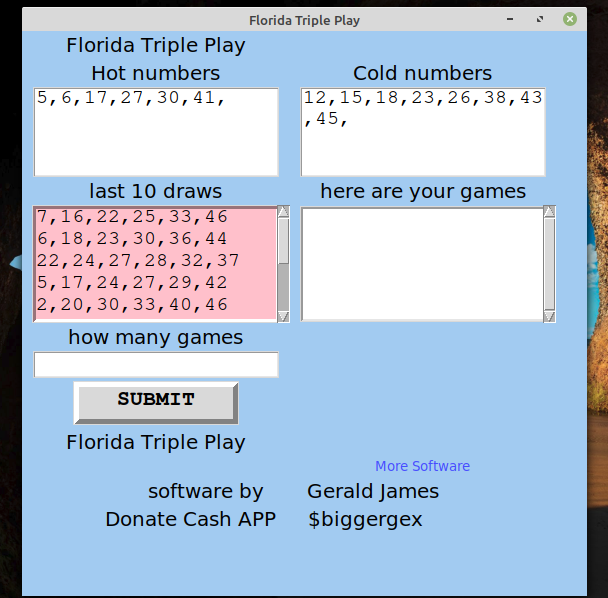 Florida Lottery Pack 4 Programs Numbers software CD for Windows 7 & 8 & 10