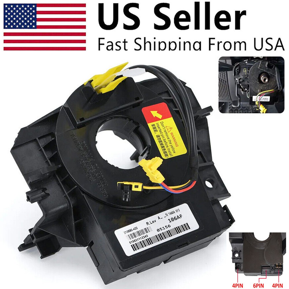 Clock Spring For Jeep Wrangler JK 2007-2018 With Angle Sensor Steering Wheel