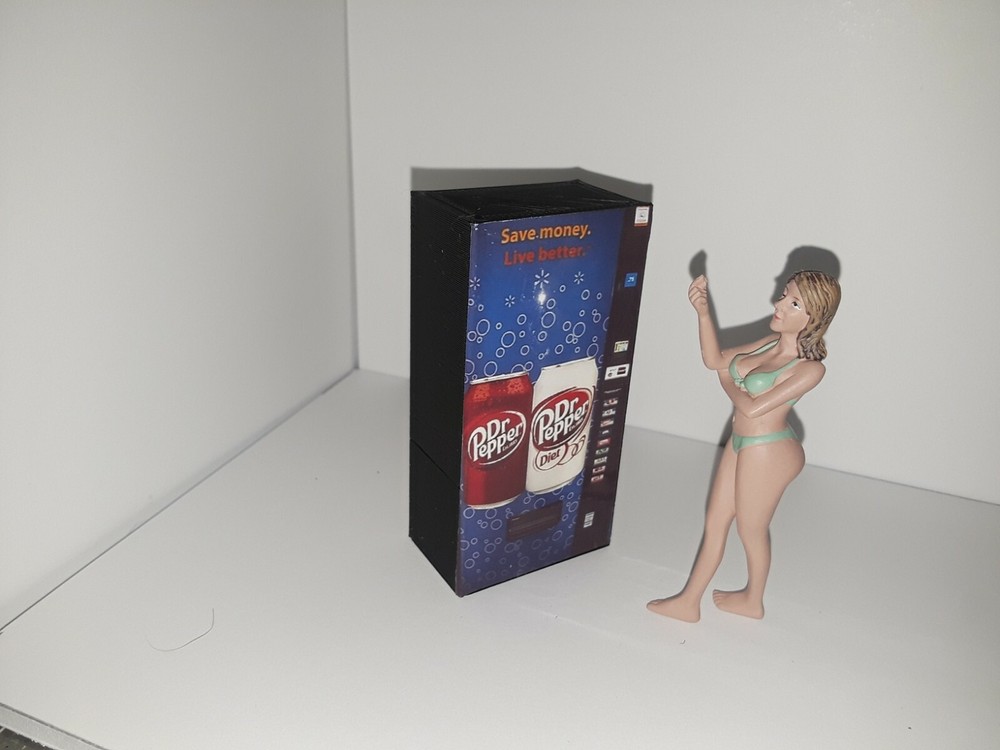 1:24 & 1:25 Dr. Pepper Pop Machine For Diorama Accessory Items