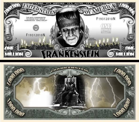 OUR FRANKENSTEIN DOLLAR BILL (2 Bills)