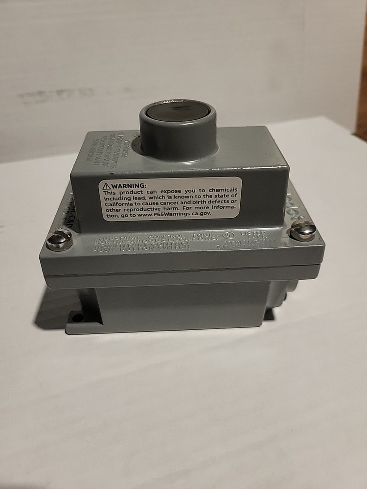 Thomas & Betts Red Dot Control Box And Cover Hannay Button HR-EXPB-2A