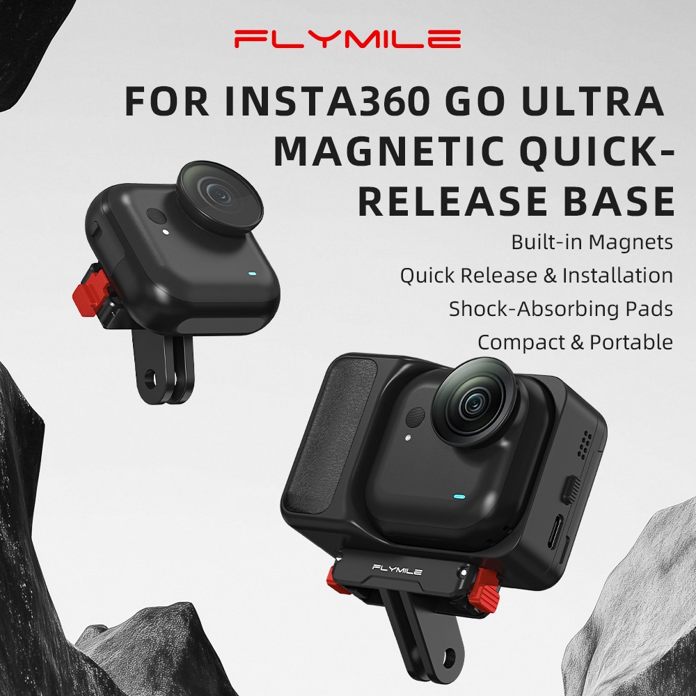 Magnetic Quick Release Adapter For Insta360 GO UItra Camera Mount Accessories