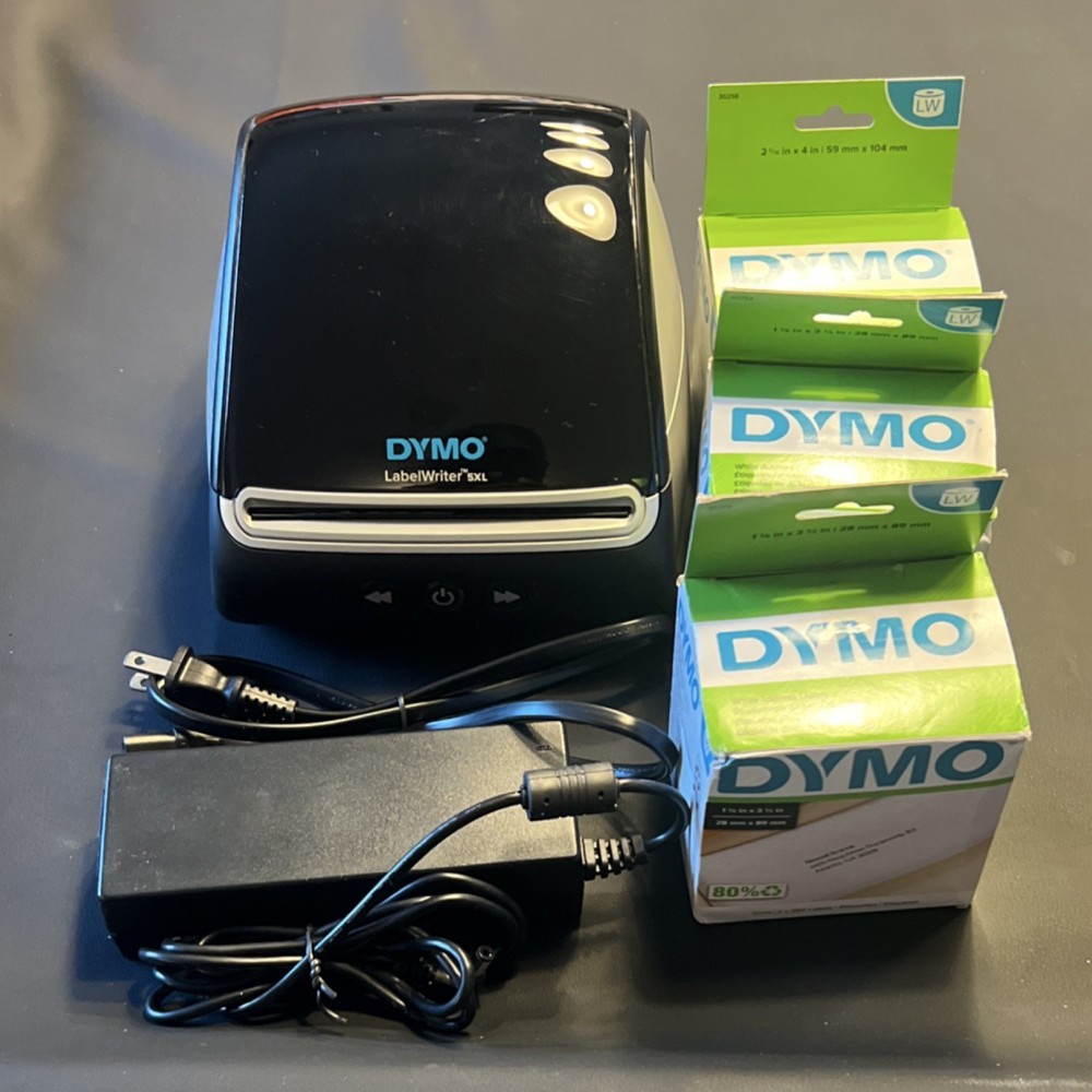DYMO LabelWriter 5XL Label Printer with Power Adapter