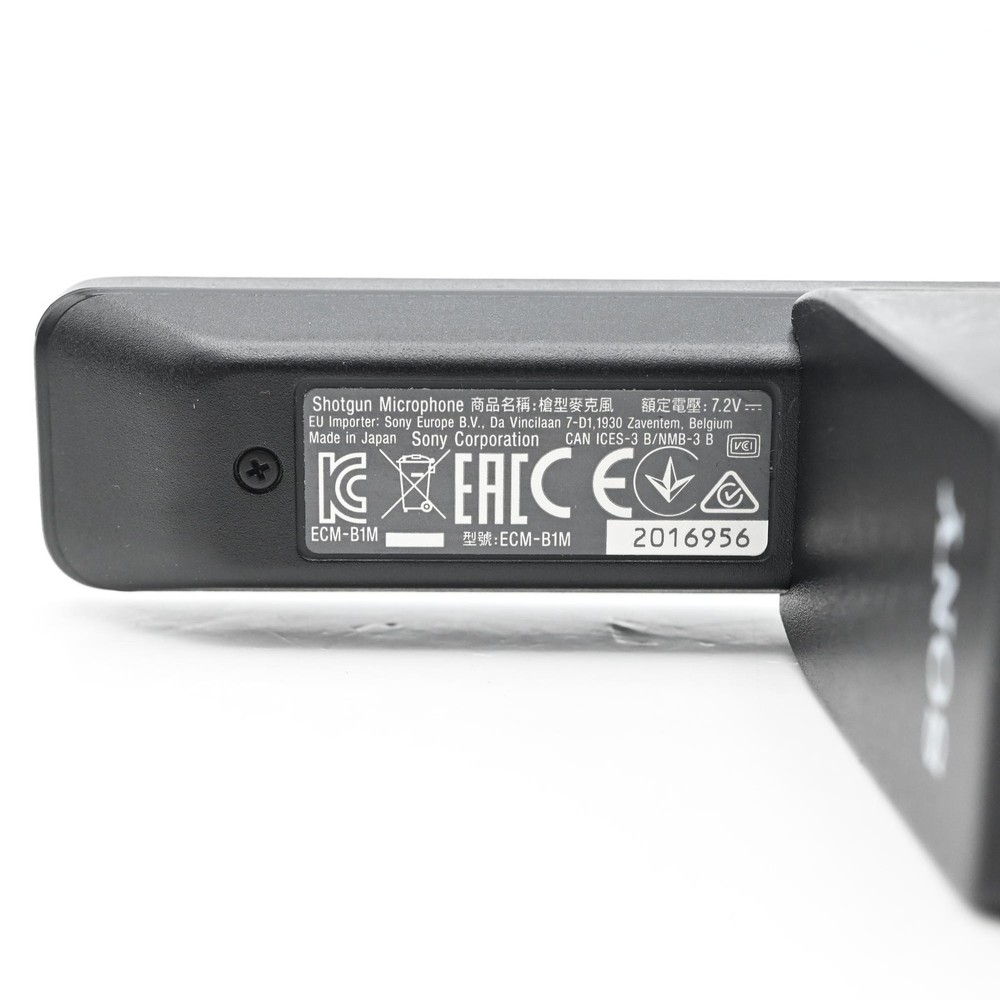 Sony ECM-B1M Camera-Mount Digital Shotgun Microphone * Read #956