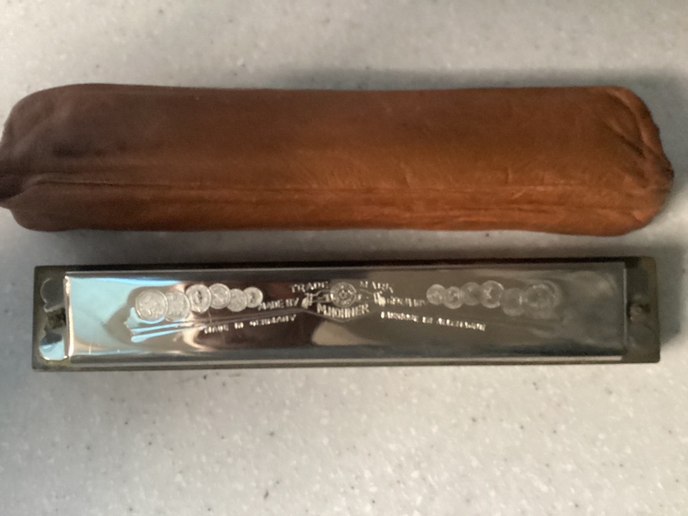 Vintage Pre-War Hohner Chromatic Harmonica  Excellent.