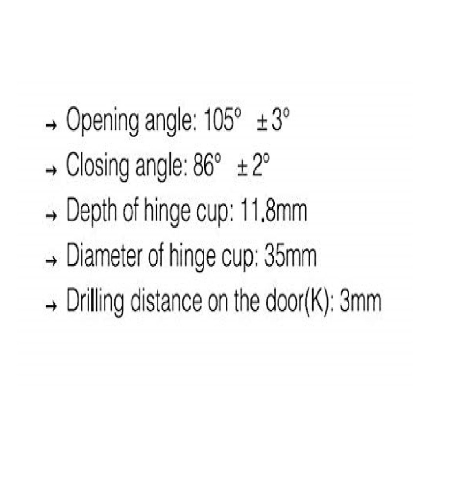 10 Pack 1/2" Overlay Soft Close Face Frame 105° Compact Cabinet Hinges Handware