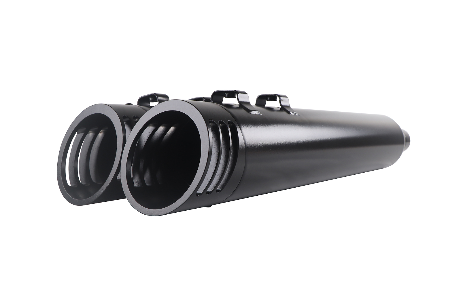 SHARKROAD Slip on Mufflers for Harley All Trike Models, Nice Black Style