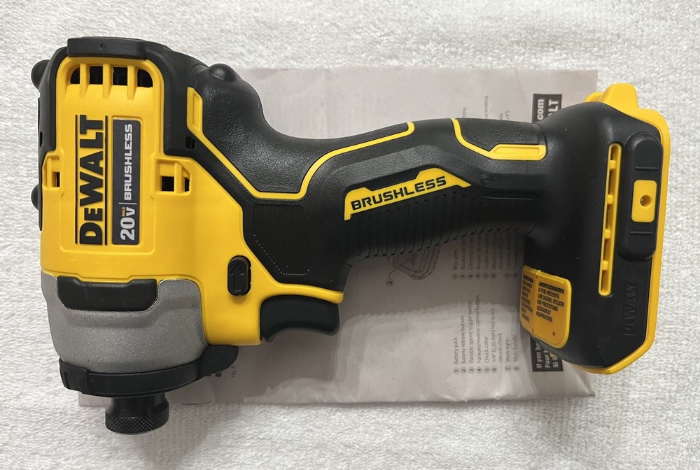 New Dewalt DCF809B 1/4" 20V 20 Volt Max Atomic Compact Brushless Impact Driver
