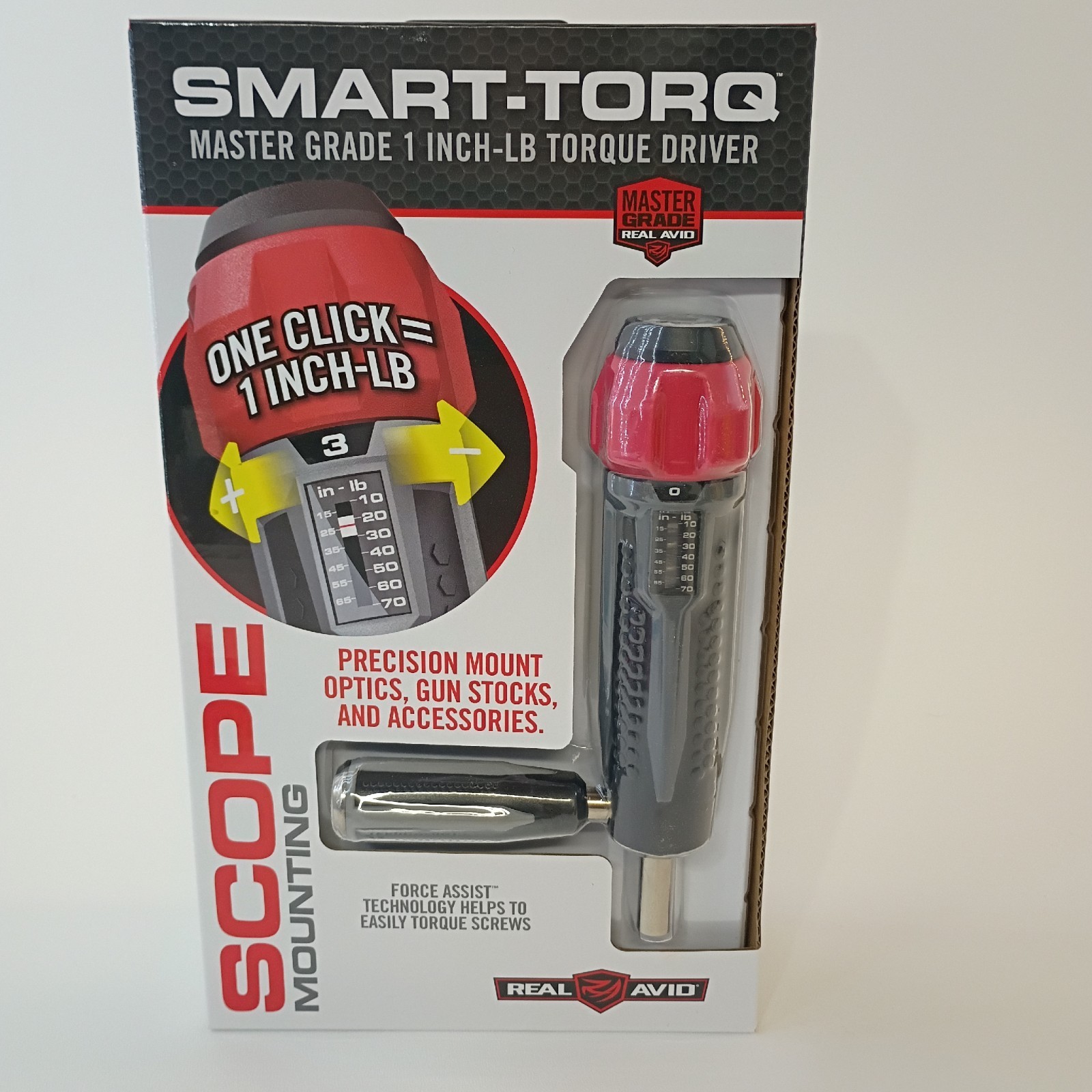 Real Avid Smart-Torq Master Grade 1 Inch-Lb Torque Driver With Case - AVSTORQ
