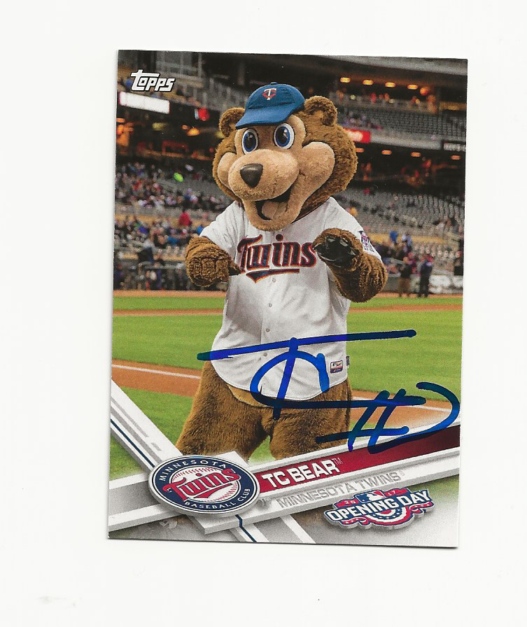 TC    BEAR      MLB         AUTOGRAPHED    CARD