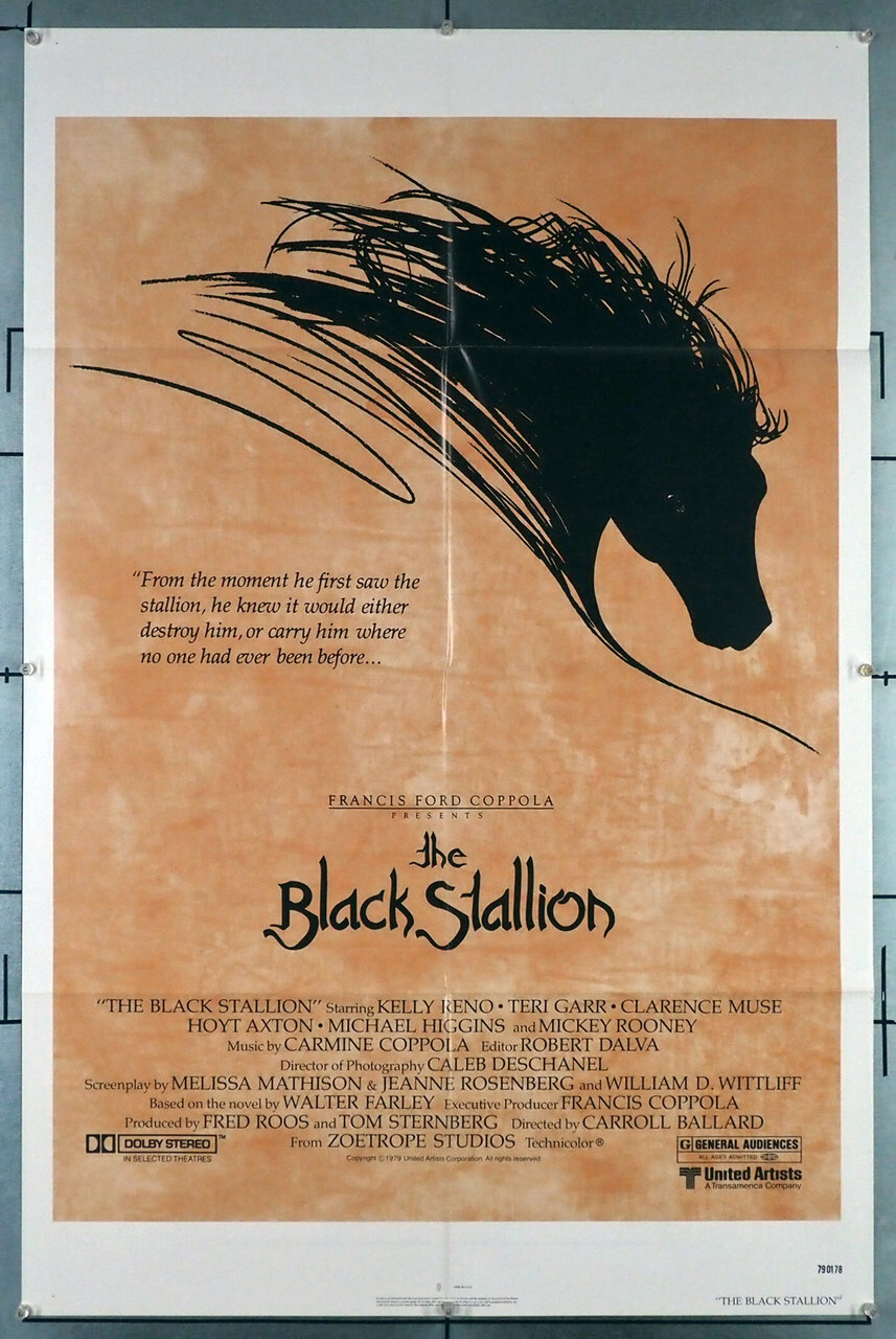 BLACK STALLION, THE (1979) 3547 Movie Poster  Mickey Rooney  Teri Garr  Hoyt Axt