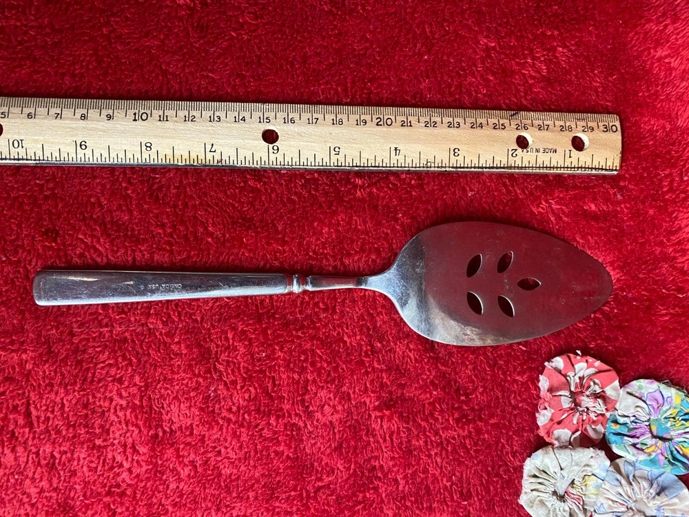 Vtg Oneida Slotted Serving Utensil