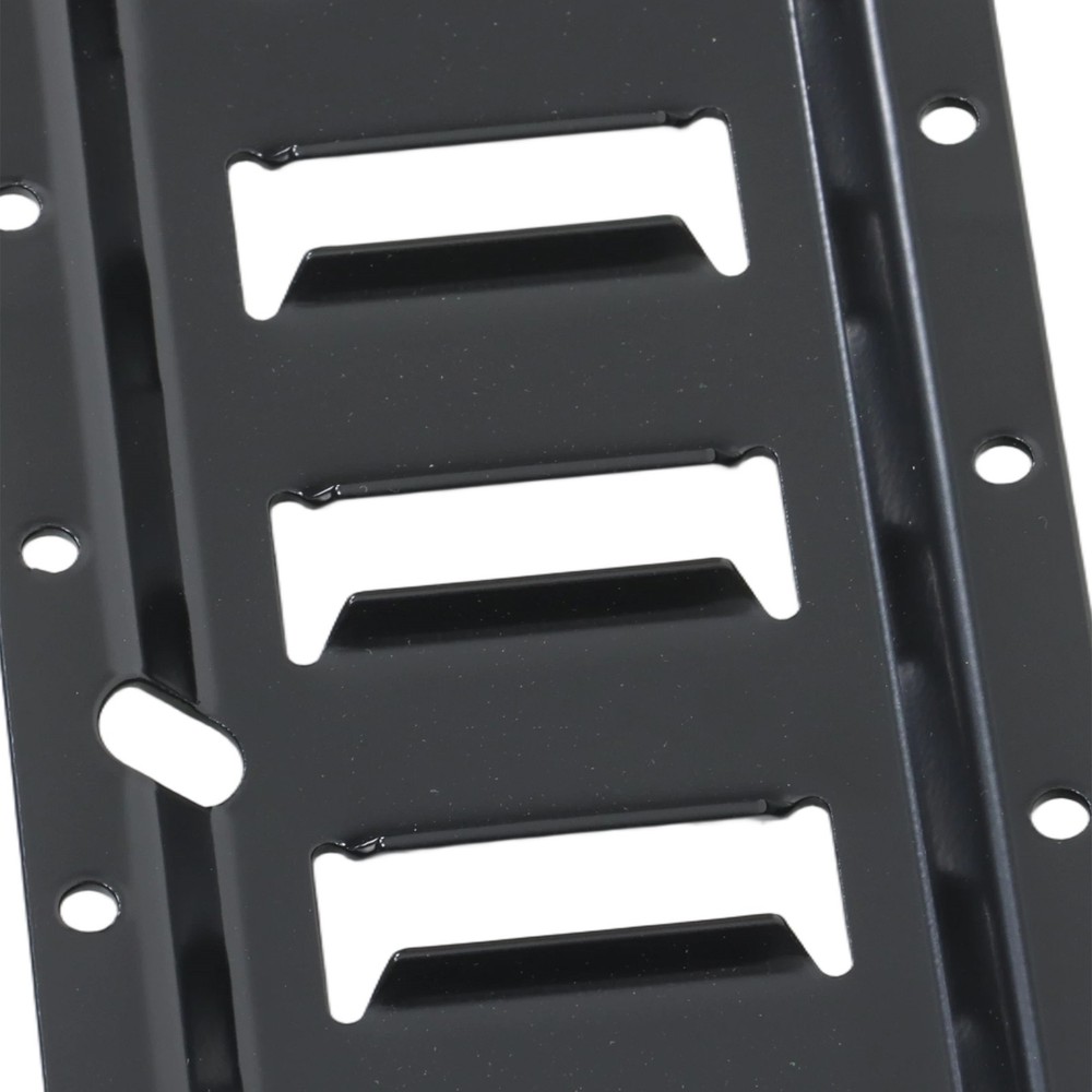 Labwork 10 Pack 4' E Track Tie Down Rail Galvanized Steel Rail Powder-Coat Black