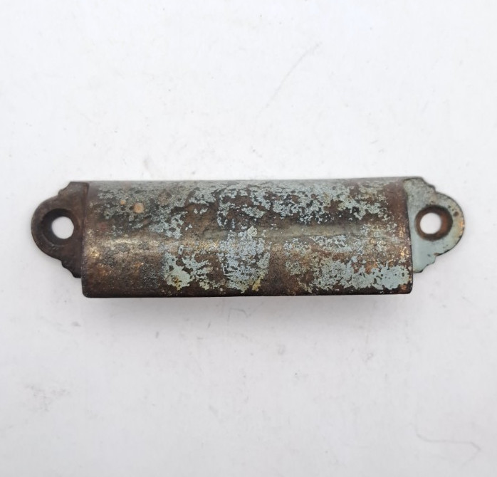 Antique Bin Pull Apothecary Drawer Pull Handle Old Vintage Cast Iron Hardware