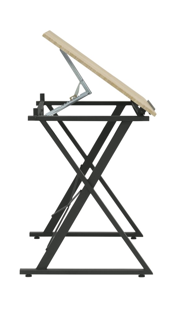 SD STUDIO DESIGNS Axiom II Drawing 42" Wide Adjustable Top Drafting Table, Gr...