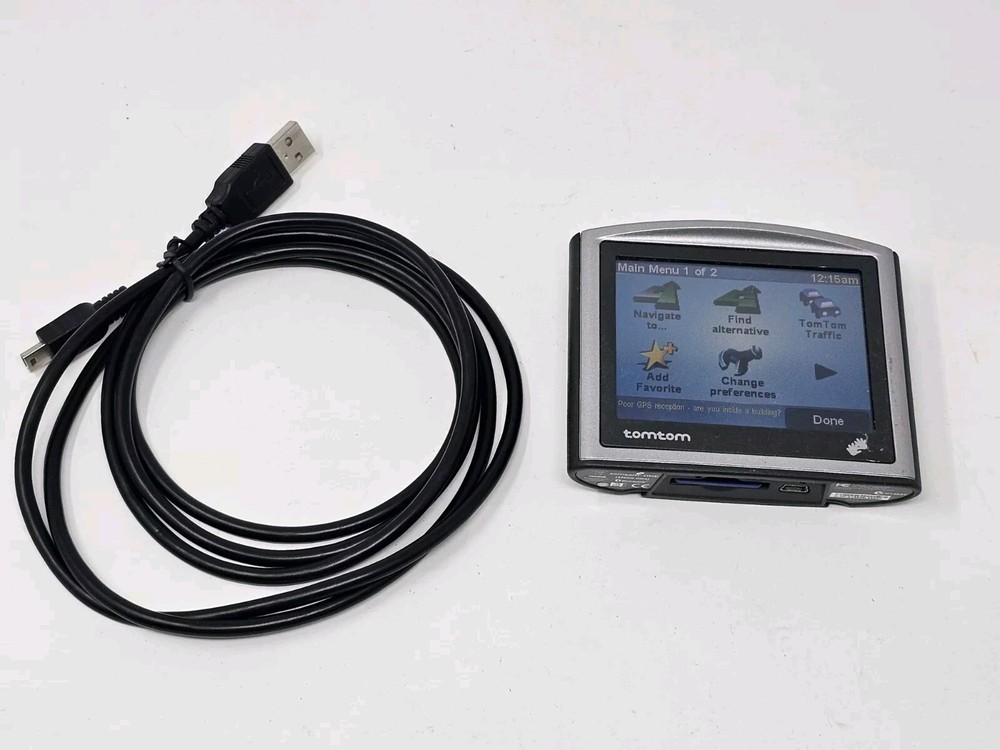 TomTom One (4N00.004) GPS Mountable Auto Navigation Bluetooth N14644