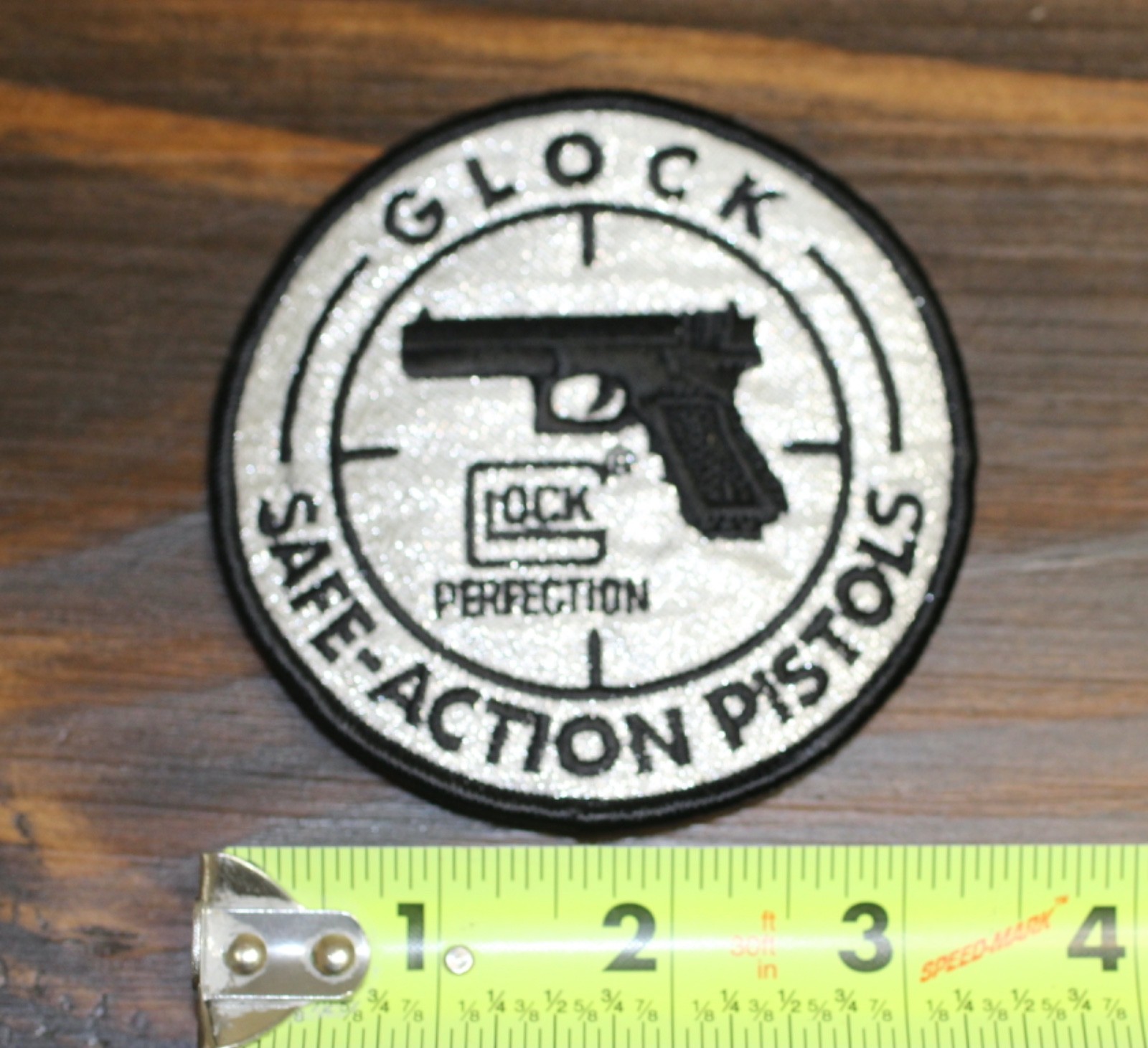 GLOCK Perfection Safe Action Pistols Embroidered Iron On Sew On Collectors Patch