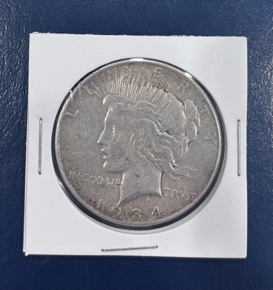 1934 S PEACE SILVER DOLLAR KEY DATE