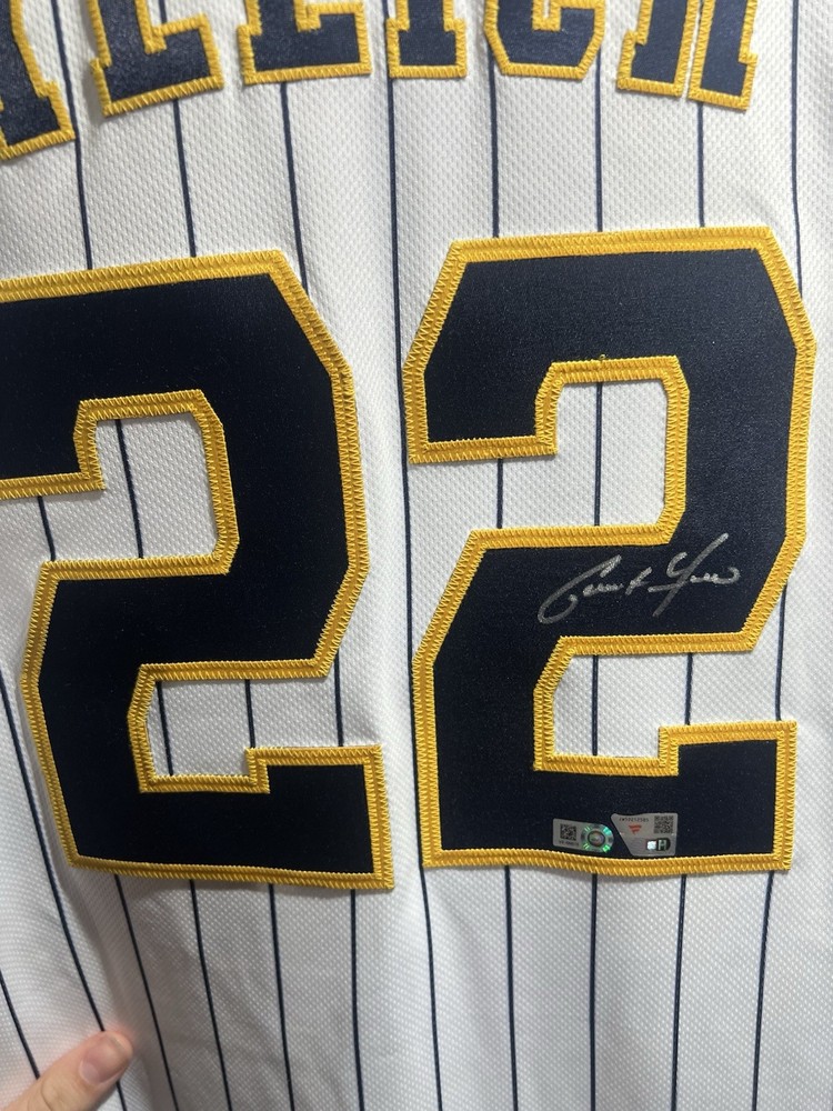 Fanatics Christian Yelich Authentic Jersey Autographed (Pulled)￼￼