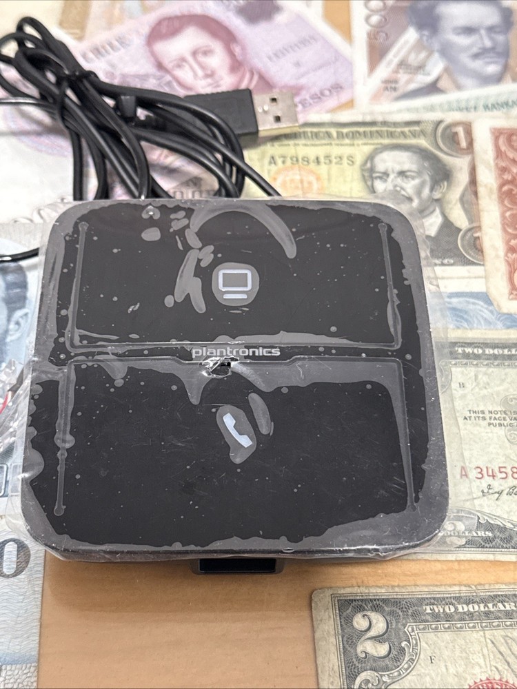 Plantronics Poly MDA220 USB Desk Phone & PC Softphone Headset Switch Adapter