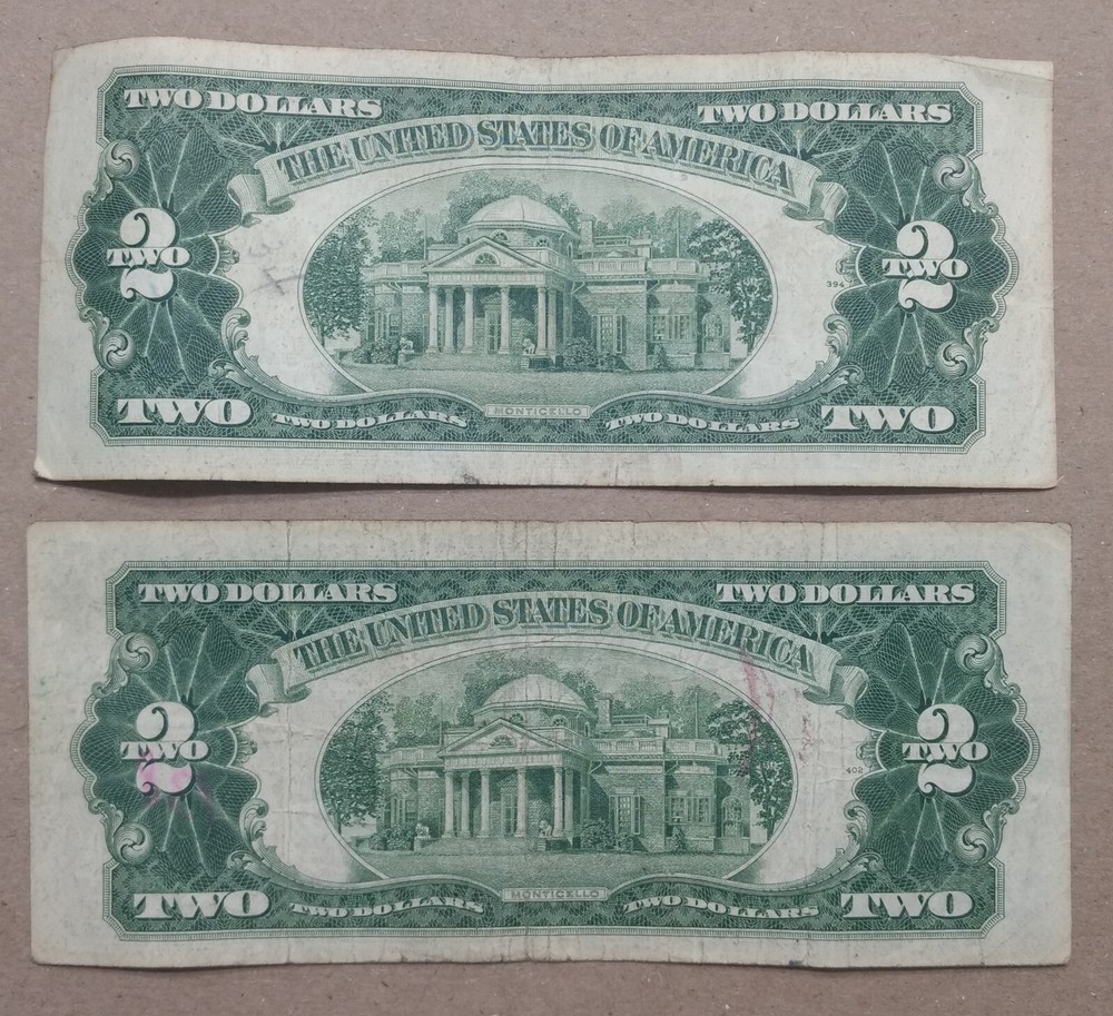 1953 & 1953-A $2 Red Seals -- Both Notes
