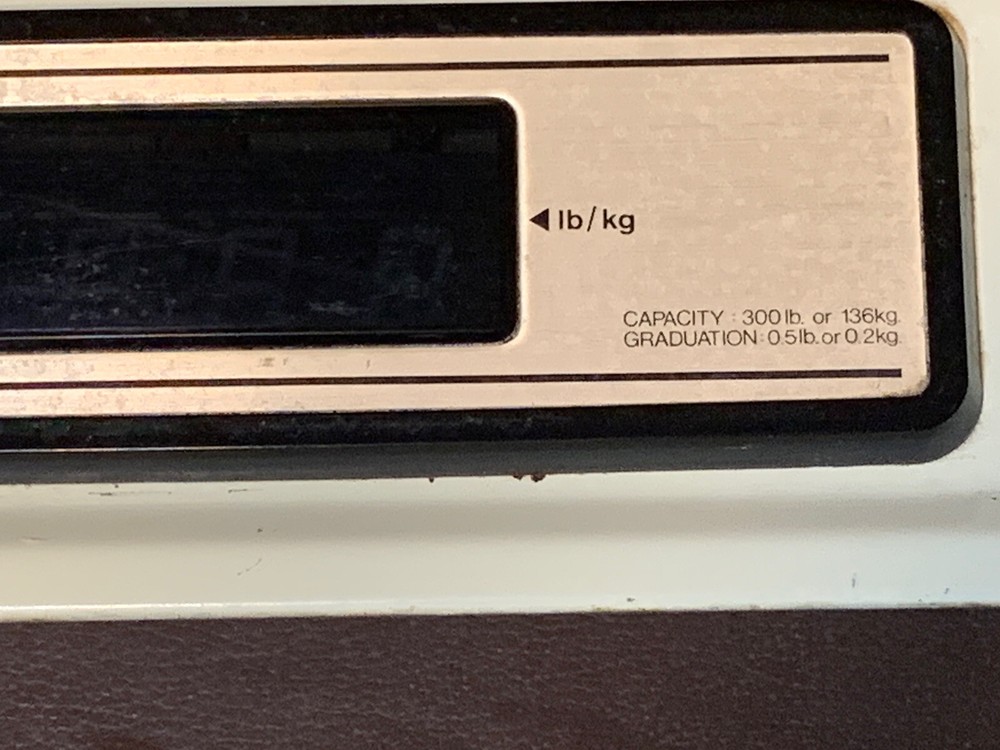 Vtg Hanson Memorie Computer Bath Scale