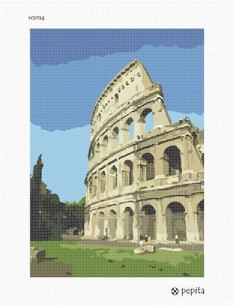 Roma Needlepoint Kit or Canvas