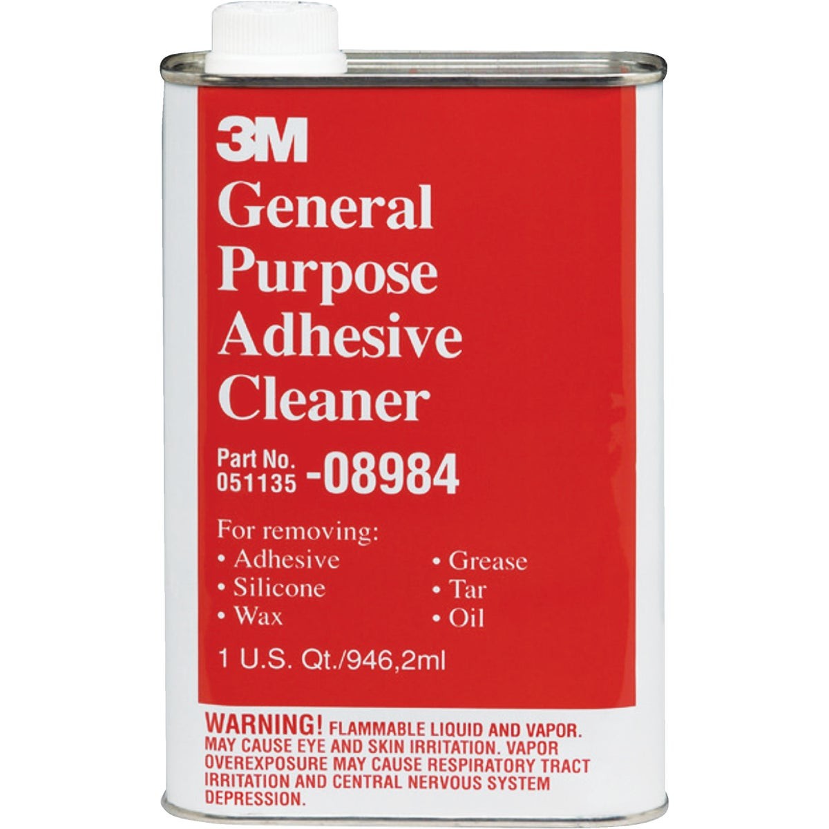 3M 1 Qt. Cleaner and Adhesive Remover 08984 3M 08984 051135089842