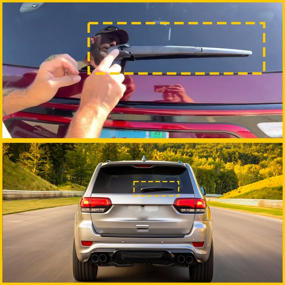 For 2011-2019 DODGE Rear DURANGO Windshield Wiper Arm & Blade Set Replacement