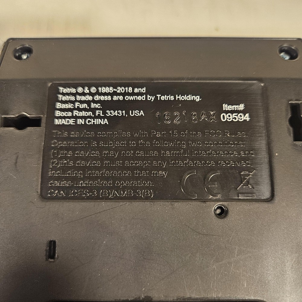 Ms. Pac-Man Tetris Mini Arcade Games Lot Basic Fun 2018 Retro Electronic Tested