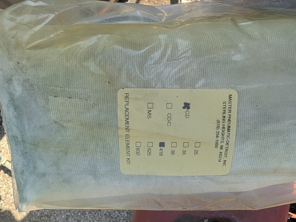 master pneumatic Filter Disk Kit CD-418E