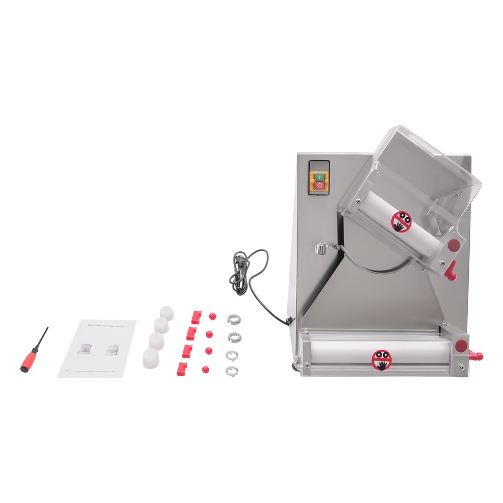 4"-16" Electric Dough Roller Sheeter Pastry Pizza Maker Press Making Machine New