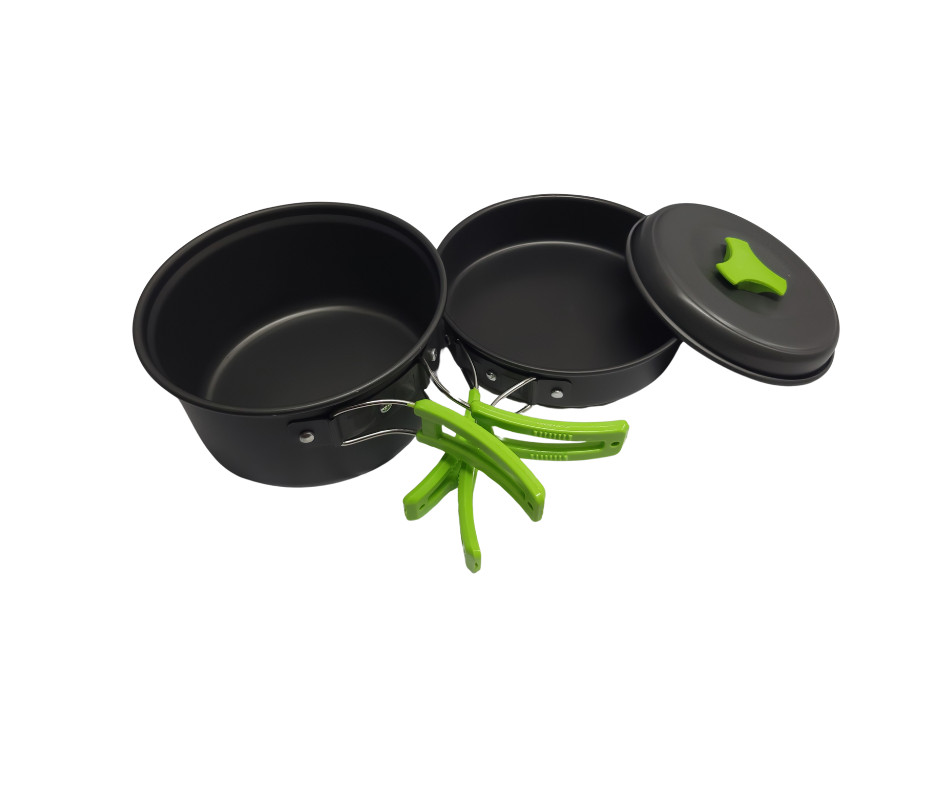 Camping Cookware Mess Kit for Backpacking Gear – Camping Cooking Set