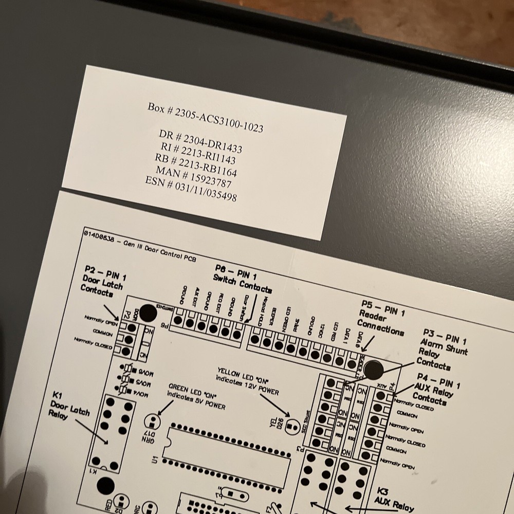 Brivo Access Control ACS3100 Tested & Working See Pics