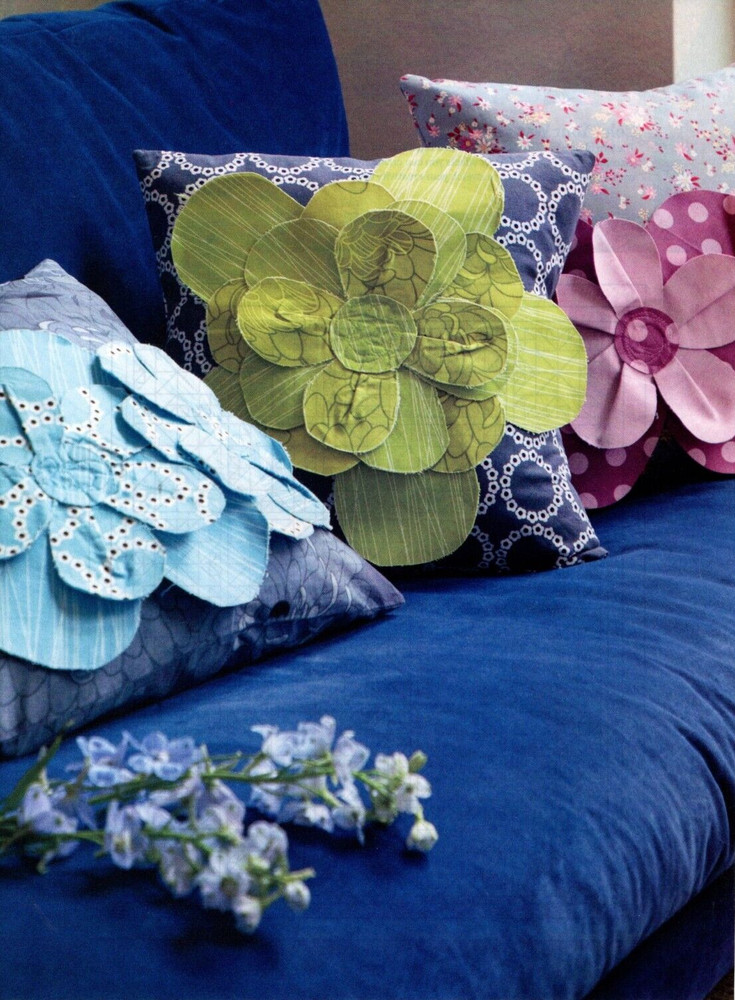 Petal Pillow Quilt Pattern Pieced JH