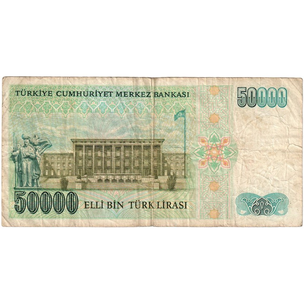[#249004] Turkey, 50,000 Lira, VF