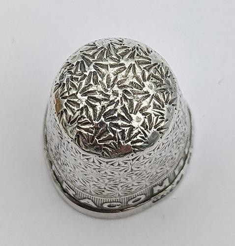 ILFRACOMBE DEVON STERLING SILVER THIMBLE 1930 A/F