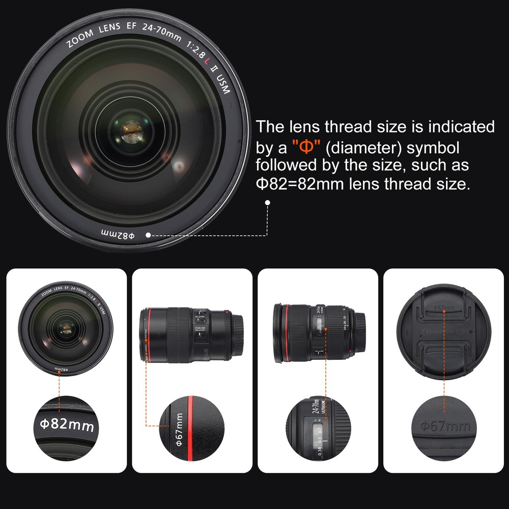 Lens Filter Camera Protection Filter with Multi-Layer Coatings 95mm