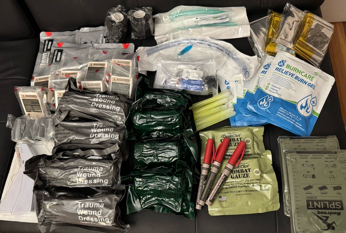 W1 Combat Casualty Squad Rescue Bag (FULLY STOCKED And UNEXPIRED)